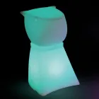 Oplaadbare buitenkruk in de vorm van een hond van polypropyleen - Ardea Viadurini