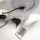 Oplaadbare buitenkruk in de vorm van een hond van polypropyleen - Ardea Viadurini