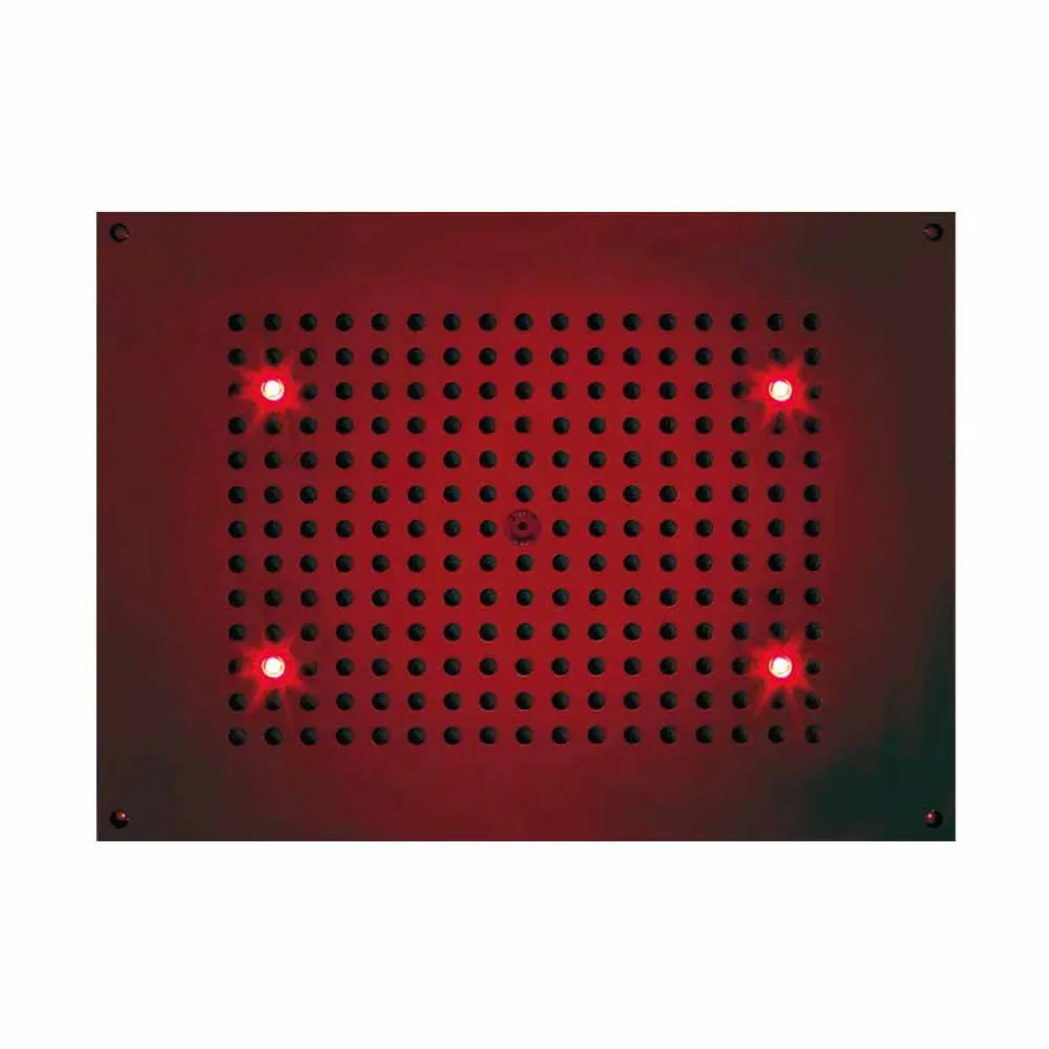 Hoofddouche Bossini Rechthoekige een jet met lichttherapie Viadurini