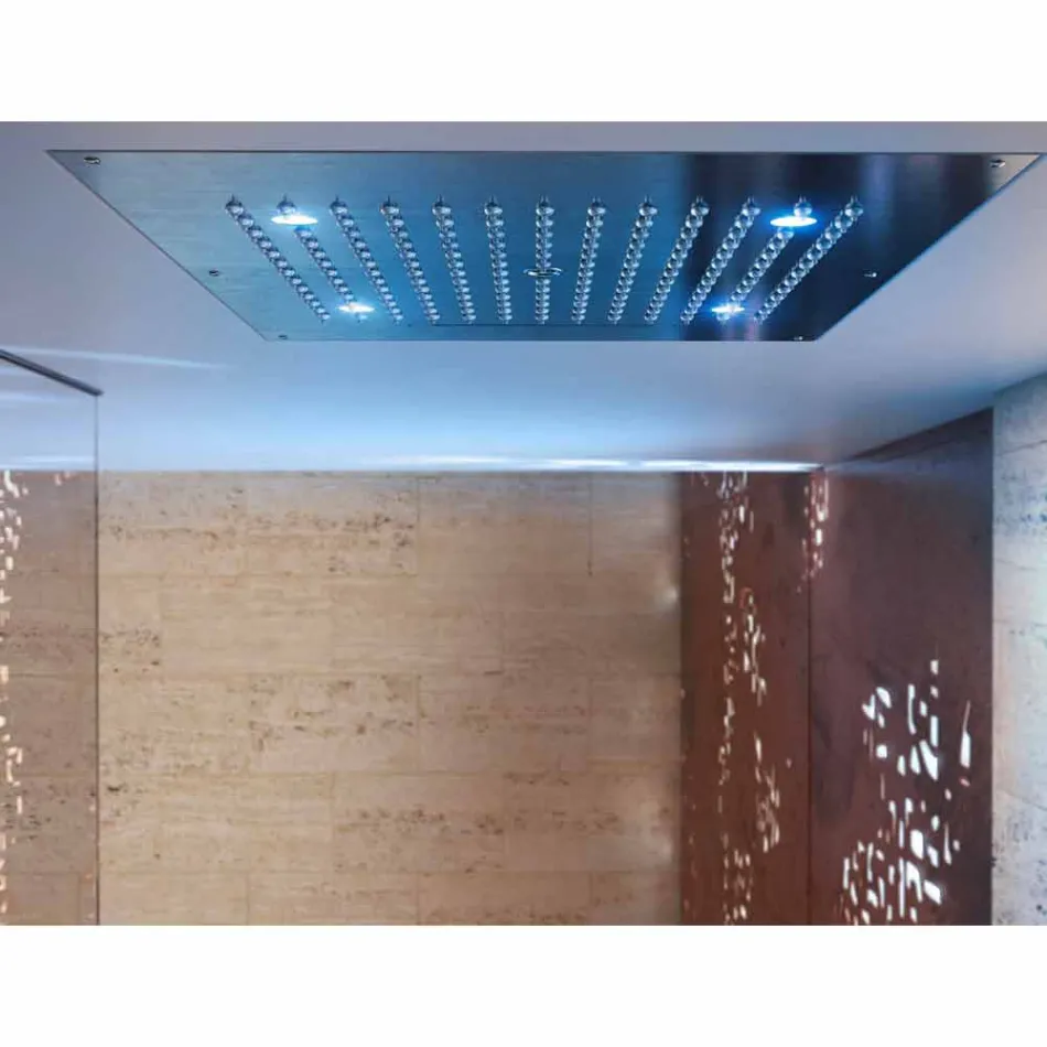 Douche kop met kleurentherapie twee modern design Dream jets Viadurini