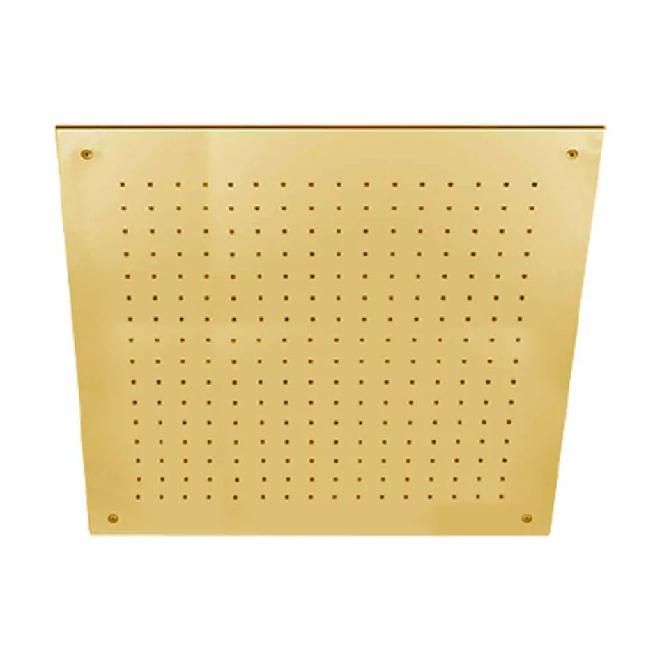 Roestvrijstalen douchekop met enkele jet-plafond gemaakt in Italië - Cauro Viadurini