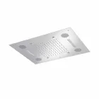 Stalen douchekop met chromotherapie en bluetooth Made in Italy - Elbo Viadurini