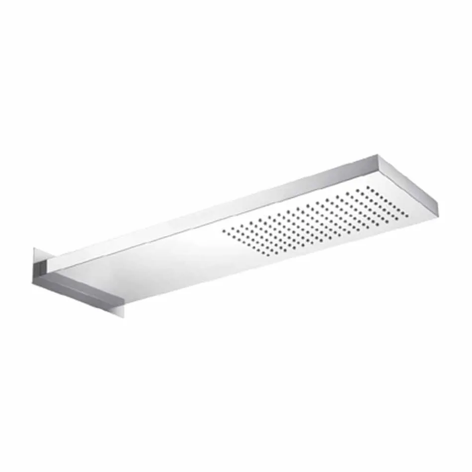 Stalen douchekop met regenstraal Made in Italy - Nairobi Viadurini