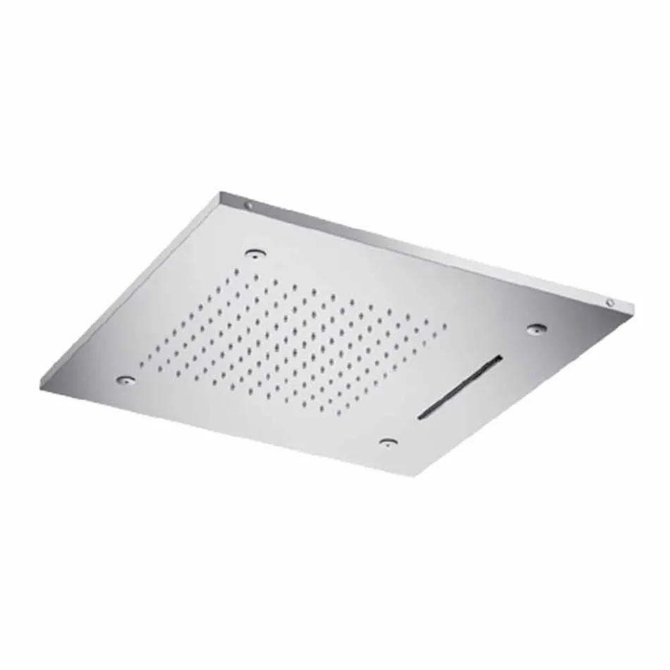 Roestvrijstalen douchekop met chromotherapie Made in Italy - Oplosser Viadurini