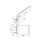 Slanke stalen douchekop met regenstraal Made in Italy - Vispo Viadurini