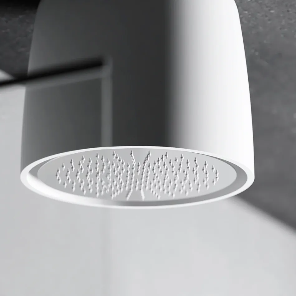 Luxolid douchekop met massief oppervlak, gemaakt in Italië - Lallio Viadurini