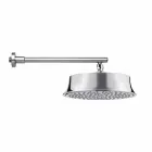 Ronde wanddouchekop in messing klassieke stijl Made in Italy - Betto Viadurini