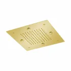 Stalen douchekop met regenstraal en vernevelaars Made in Italy - Selmo Viadurini