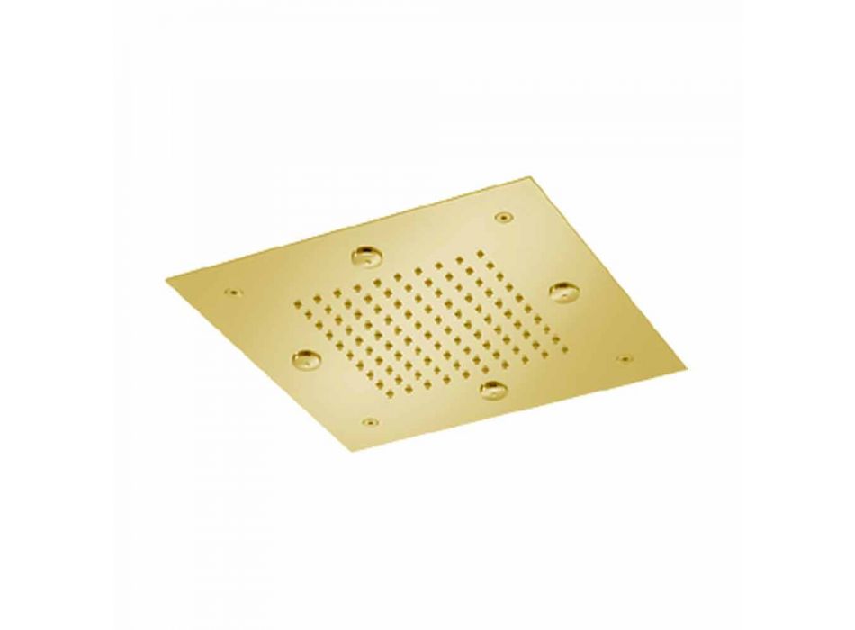 Moderne roestvrijstalen douchekop met dubbele straal Made in Italy