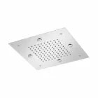 Stalen douchekop met regenstraal en vernevelaars Made in Italy - Selmo Viadurini