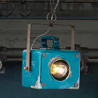 Ophanging spotlight vintage keramiek en ferro Allie Viadurini