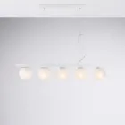 Hanglamp van gelakt ijzer, gemaakt in Italië, voor interieurdecoratie - Berlijn Viadurini