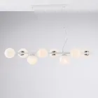 Hanglamp van gelakt ijzer, gemaakt in Italië, voor interieurdecoratie - Berlijn Viadurini