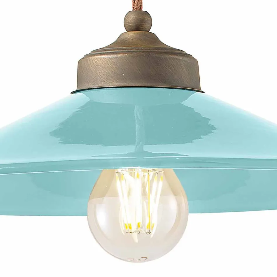 Keramische Opschorting en downs Britney Ferroluce antieke koperen Viadurini