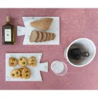 Moderne onderzetters in gekleurd marmer gemaakt in Italië, 2 stuks - Nessa Viadurini