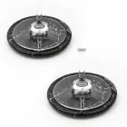 Moderne onderzetters in gekleurd marmer gemaakt in Italië, 2 stuks - Nessa Viadurini