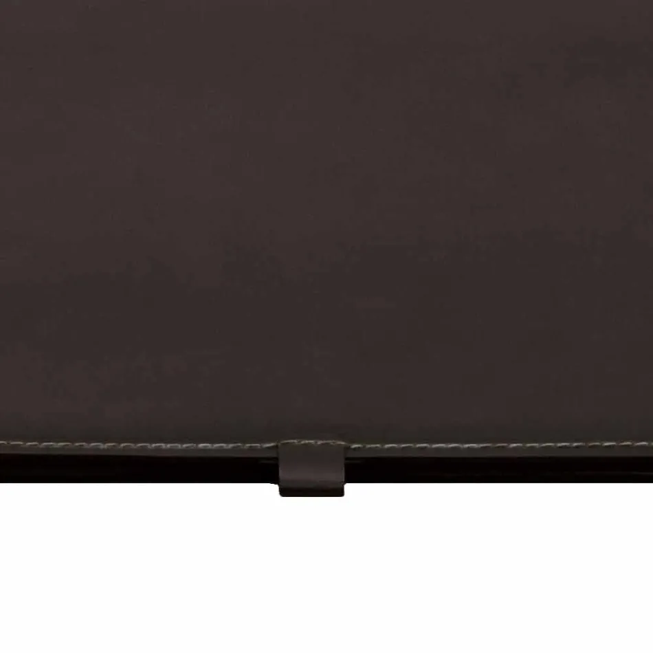 Design bureaukussen van geregenereerd, te openen leer Gemaakt in Italië - Aristoteles Viadurini