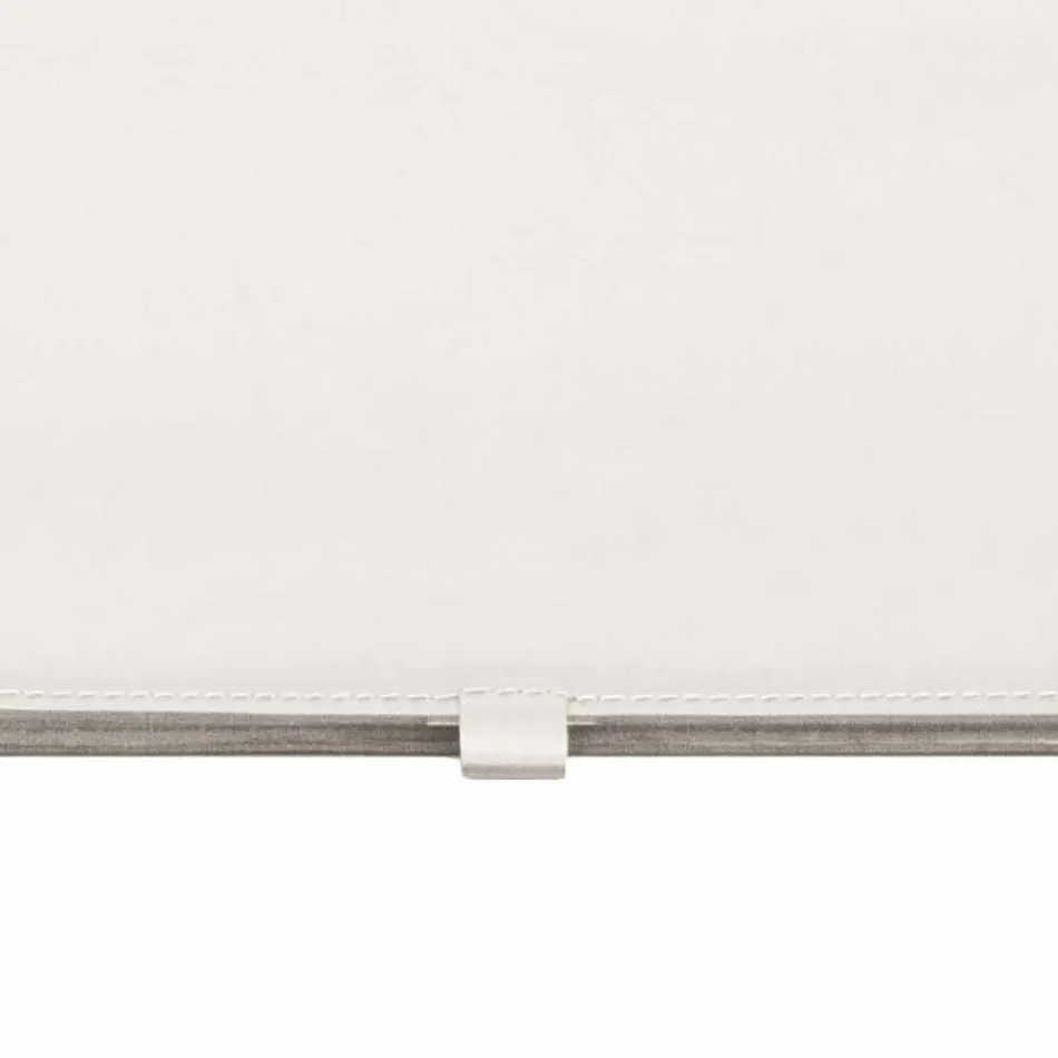 Design bureaukussen van geregenereerd, te openen leer Gemaakt in Italië - Aristoteles Viadurini