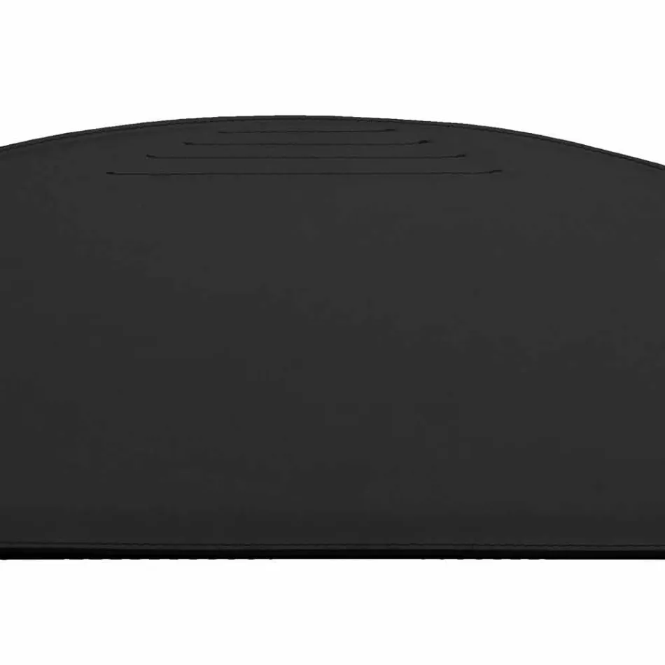 Geregenereerd lederen bureaukussen met penstopnaden Made in Italy - Medea Viadurini