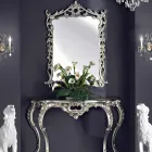 Wandspiegel, houten console en handgemaakte piano in Giacomo, Italië Viadurini