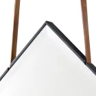 Spiegel op de muur / massief hout op de vloer Grilli York gemaakt in Italië Viadurini