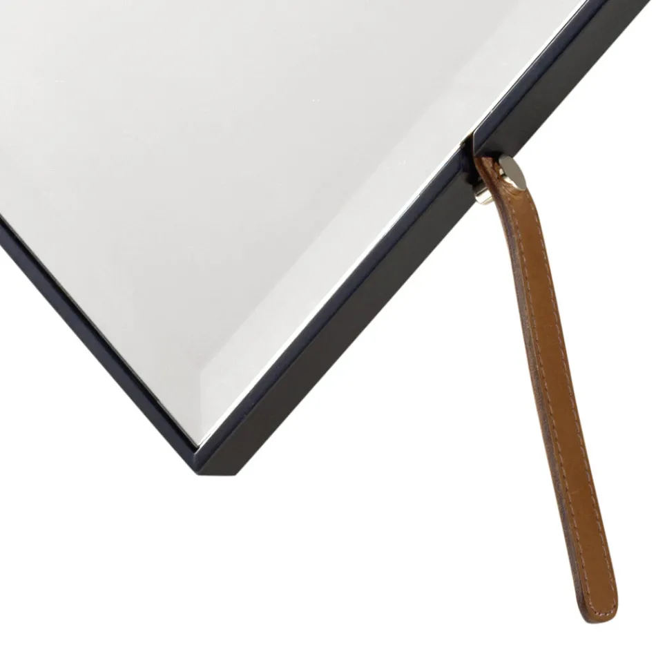 Spiegel op de muur / massief hout op de vloer Grilli York gemaakt in Italië Viadurini