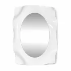 Spiegelwand witte melk Diva modern design, made in Italy Viadurini