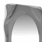 Mirror Muur gerookte Diva modern design, made in Italy Viadurini