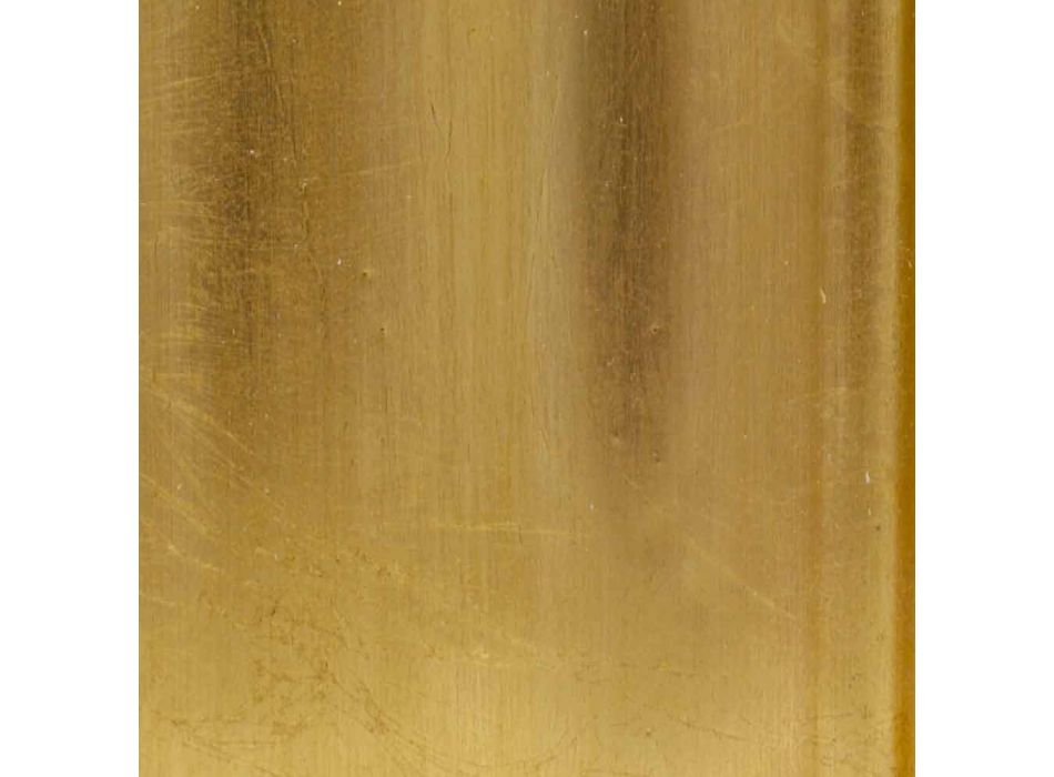 Wandspiegel in zilver of goud hout gemaakt in Giuseppe, Italië Viadurini