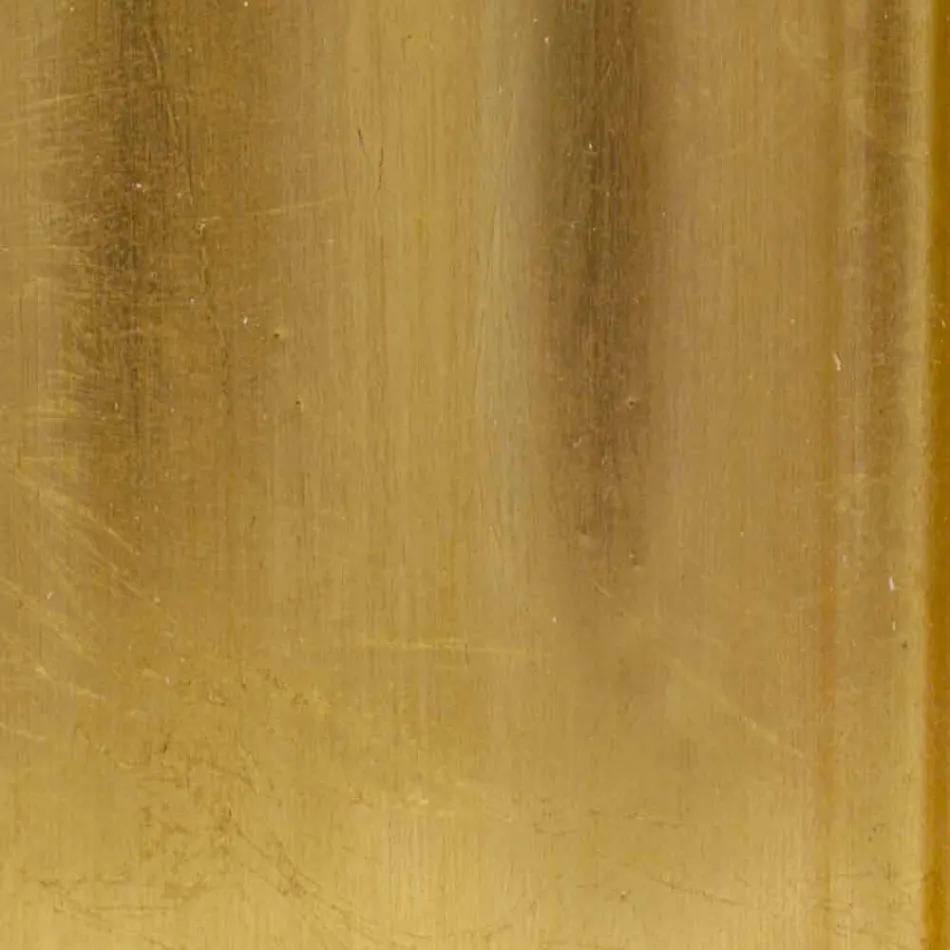 Wandspiegel in zilver of goud hout gemaakt in Giuseppe, Italië Viadurini