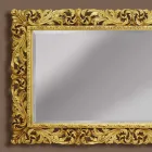 Houten wandspiegel met moderne lijnen handgemaakt in Italië Alex Viadurini