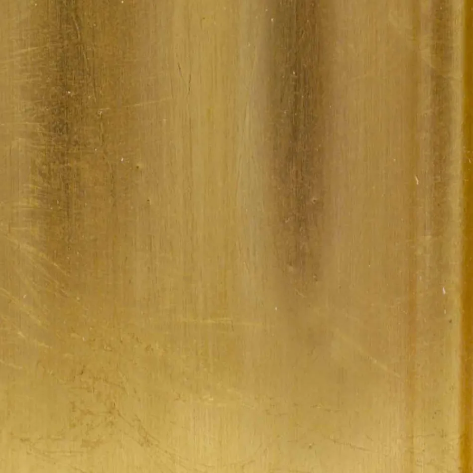 Handgemaakte rechthoekige Italiaanse wandspiegel gemaakt in Italië Simone Viadurini