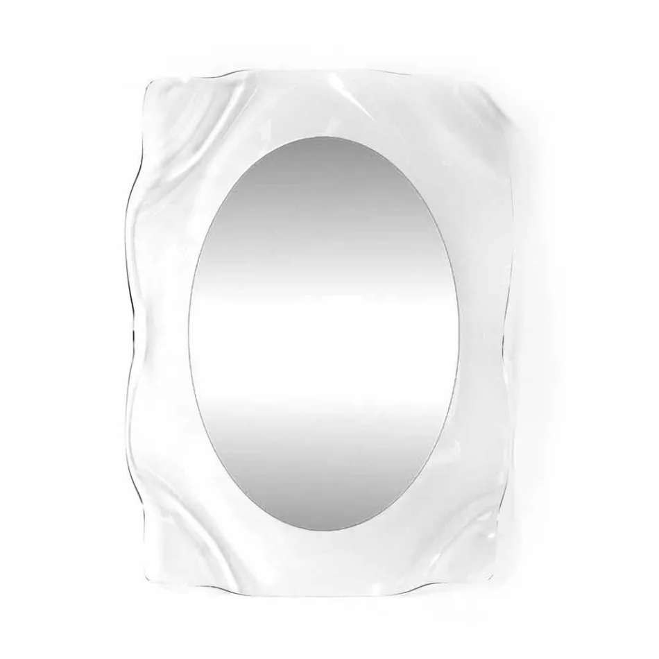 Mirror transparante wand Diva modern design, made in Italy Viadurini