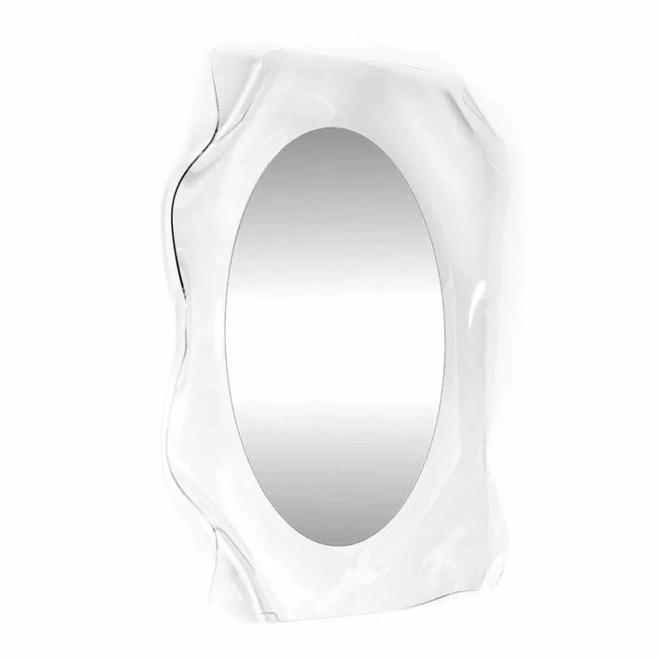 Mirror transparante wand Diva modern design, made in Italy Viadurini