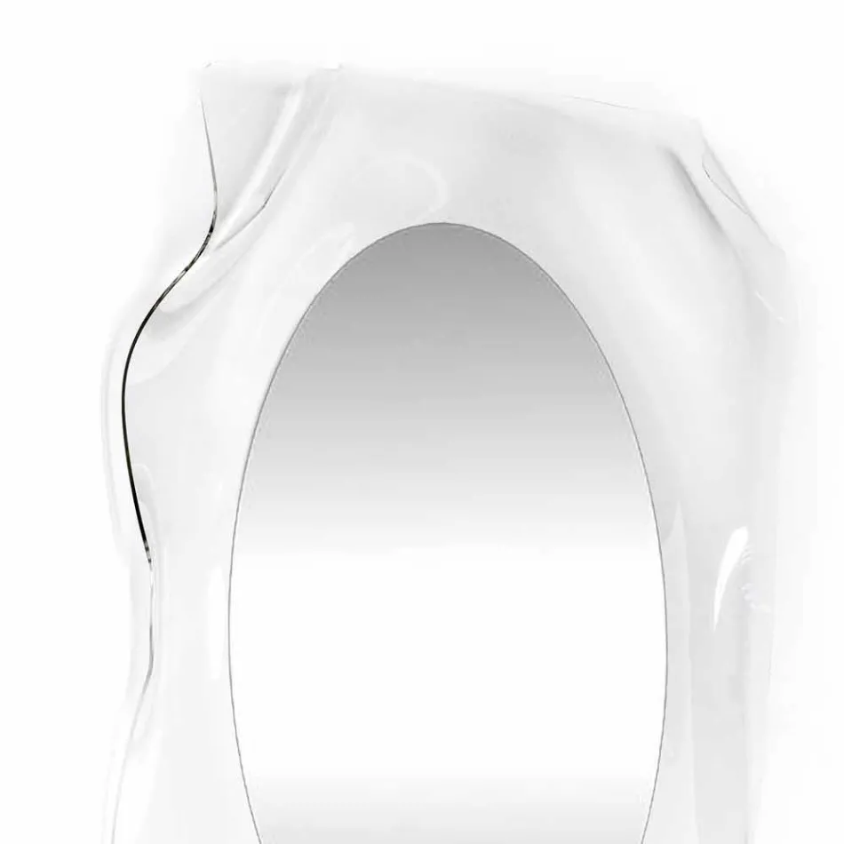 Mirror transparante wand Diva modern design, made in Italy Viadurini