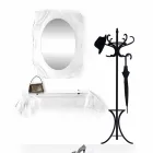 Mirror transparante wand Diva modern design, made in Italy Viadurini