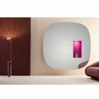 Wandspiegel met led-licht en roze compartiment Minimal Design Woonkamer - Matrix Viadurini