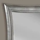 Sandro handgemaakte rechthoekige houten wandspiegel gemaakt in Italië Viadurini