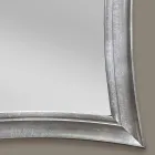 Sandro handgemaakte rechthoekige houten wandspiegel gemaakt in Italië Viadurini