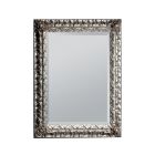 Spiegel met grondspiegel en zilveren bladframe Made in Italy - Roua Viadurini