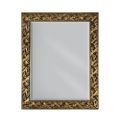 Spiegel met grondspiegel en bladgouden frame Made in Italy - Tane