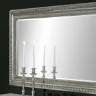 Claudio handgemaakte moderne houten wandspiegel met modern design Viadurini