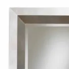 Mirror designer muur met houten frame Lot Viadurini