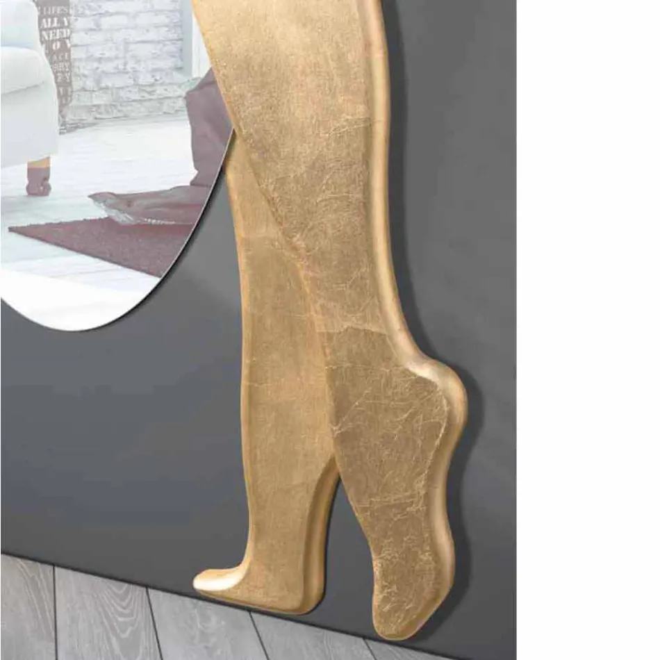 Man & vrouw modern design Mdf wandspiegel met de hand gevormd Viadurini