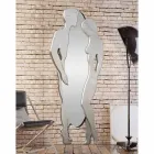 Man & vrouw modern design Mdf wandspiegel met de hand gevormd Viadurini
