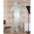 Man & vrouw modern design Mdf wandspiegel met de hand gevormd