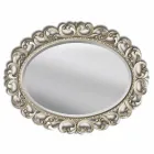 Moderne handgemaakte sparren houten wandspiegel gemaakt in Dario Viadurini