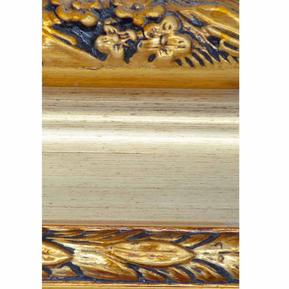 Moderne wandspiegel in dennenhout gemaakt in Italië Armando Viadurini