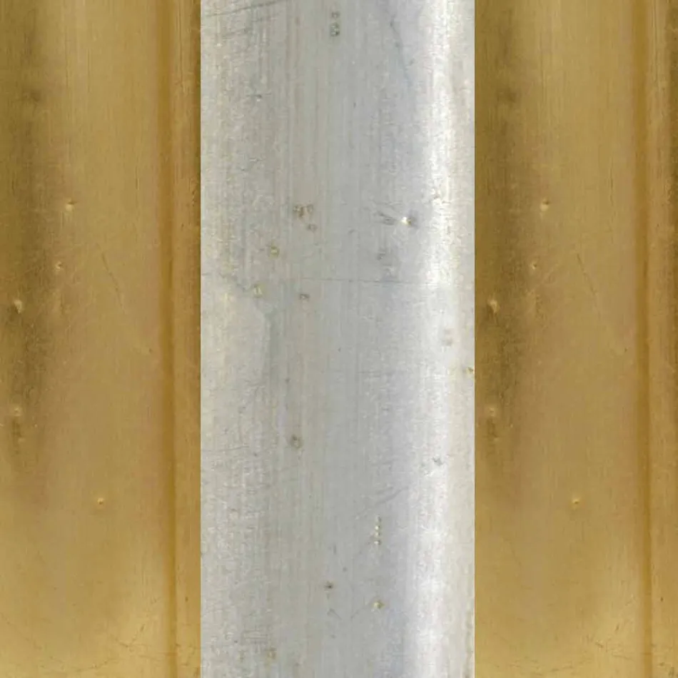 Spiraal houten vloerspiegel met voetstuk gemaakt in Jonni, Italië Viadurini