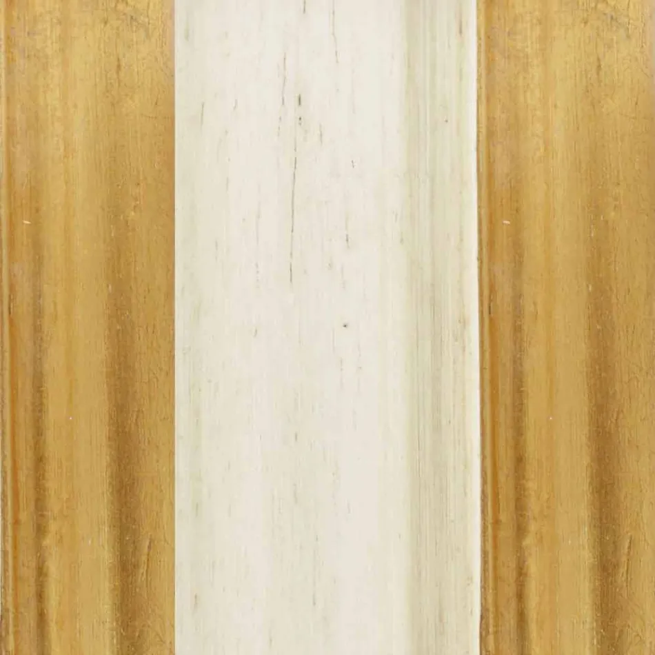 Spiraal houten vloerspiegel met voetstuk gemaakt in Jonni, Italië Viadurini